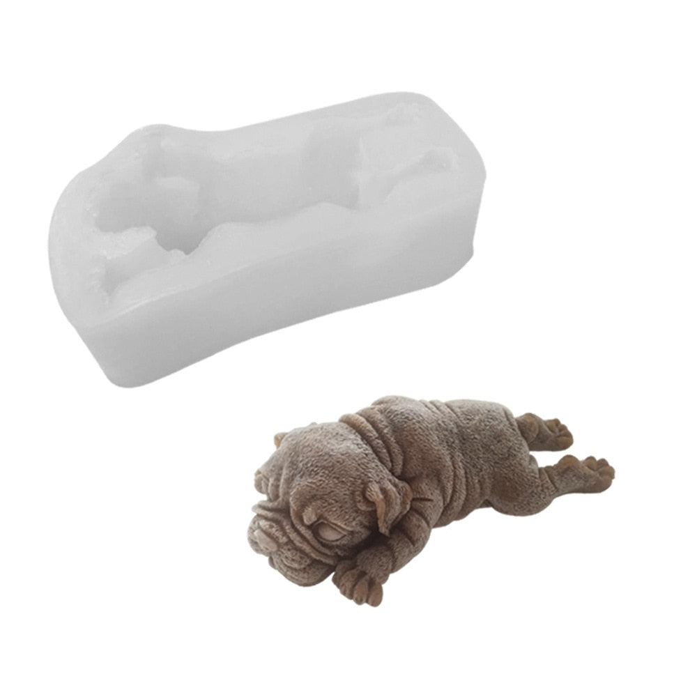  HYCSC Dog Treat Silicone Molds - Silicone Puppy Dog